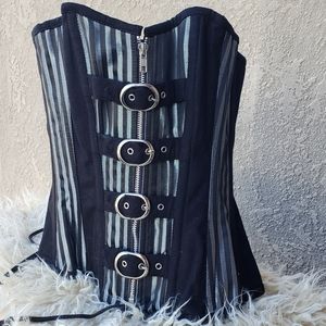 Steam Punk Corset Steel Boned Size 22